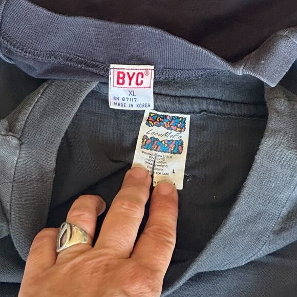 Mens T-Shirt Bundle Size Large Vintage Screen Print - Picture 6 of 7